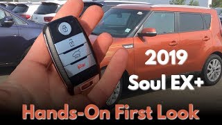 First Look amp HandsOn Review  2019 KIA Soul EX [upl. by Moitoso]