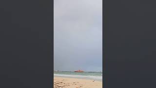 Today Tropical storm Rafael approaches Playacar beach Playa del Carmen Mexico Caribbean Sea life [upl. by Silvio]