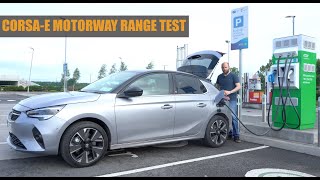 Opel CorsaE review  The truth about motorway range in an EV [upl. by Annohsed]