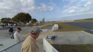 TOP FLITE CORSAIR 60 KIT MAIDEN FLIGHT [upl. by Yenitsed]