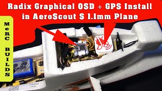 AeroScout S 1 1mm FPV Build  Install BrainFPV Radix FC Graphical OSD  GPS in Fuselage [upl. by Allista]