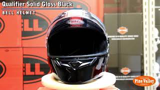 BELL Helmet Qualifier Solid Gloss Black [upl. by Anifesoj]