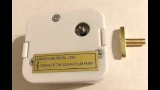 Sankyo musical movements music box for crafts tune Dance of the Sugar Plum Fairy [upl. by Mossolb]