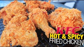 How To Make JAMAICAN KFC SPICY FRIED CHICKEN At Home  Detailed Recipe For PERFECTION  Hawt Chef [upl. by Haelak]