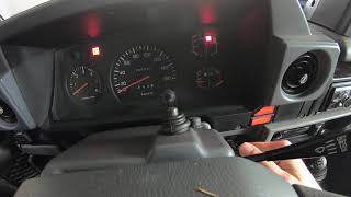 1991 Toyota Land Cruiser BJ73  cold start [upl. by Ganny]