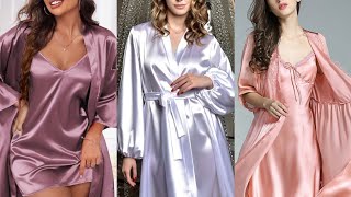 most beautiful modern night gown designing ideas for women over 30 to 40 [upl. by Hagen]