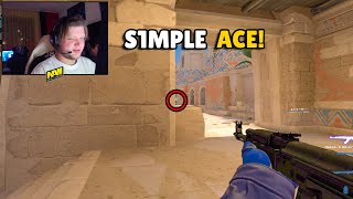 S1MPLE Gets An Ace with his insane Aim G2 M0NESY is insane CSGO Highlights [upl. by Larrisa]