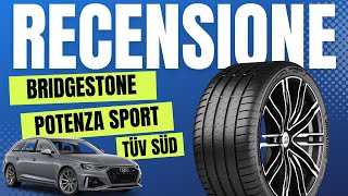 BRIDGESTONE POTENZA SPORT Recensione Completa 2023 📊 [upl. by Heller]