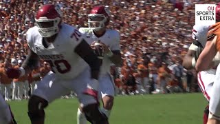 See Baker Mayfields reaction to the Sooners gamewinning touchdown against Texas [upl. by Ymmij]