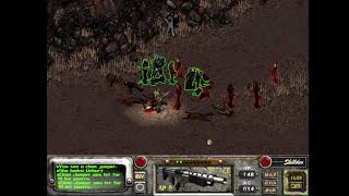 Ronns Fallout 2 RP Game Clips  369 On with Trip to NCR – Encounter vs Claim JumpersProspectors [upl. by Emmit]