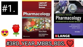 pharmacology 🛑🛑1 lecture pharma introduction ketzung 1st chapter drugs 3RDYEARMBBSBDS [upl. by Akemhs]