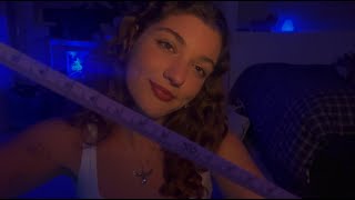 ASMR analysing your face ☆ measuring you personal attention face mapping soft spoken for sleep [upl. by Adnarahs651]