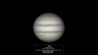 Jupiter astrophotography takahashi mewlon 250 ZWO Cámara ASI 678 MC Color [upl. by Cory]