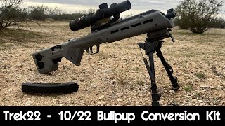 Trek22  Ruger 1022 Bullpup conversion [upl. by Htims]