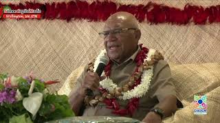 Fiji PM Tagaloa Sitiveni Rabuka  Remarks at Leauvaa 231024   CHOGM2024  Sāmoa Capital Radio [upl. by Tsenre]