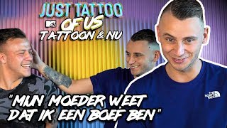 “IK BEN EEN AJACIED IK HOEF GEEN KAKKERLAK”  Just Tattoo of Us Benelux Tattoon amp Nu [upl. by Aleira]