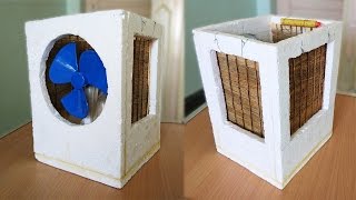 How to Make an Air Cooler at Home  Best out of waste [upl. by Leela127]