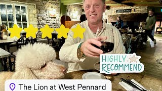 The Lion at West Pennard best pub restaurant in United Kingdom near to Glastonbury Somerset [upl. by Blase]