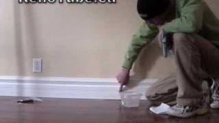 Repairing Baseboard trim [upl. by Belak]