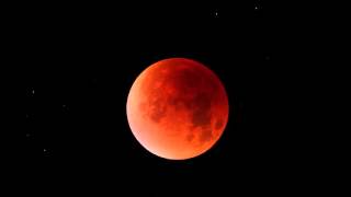 Astro Timelapse Lunar Eclipse Bloodmoon  Zeitraffer Mondfinsternis Blutmond 2015 Full HD [upl. by Krueger366]