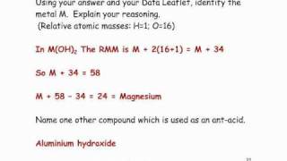 Y11 Reacting Mass Questions 5 and 6 [upl. by Aile]