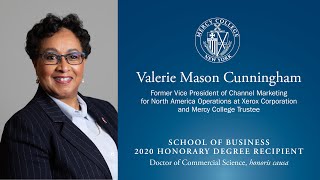 COMMENCEMENT 2020 Honorary Degree Recipient Valerie Mason Cunningham FULL SPEECH [upl. by Ansev]