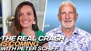 Peter Schiff on 50 Gold Allocation Economy Crash Landing Intrinsic Value amp Bitcoin Regrets [upl. by Dronel]