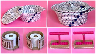 Diy Jute Rope Organizer Diy Jute Jewellery Organizer Diy Toilet Paper Holder [upl. by Aleksandr540]