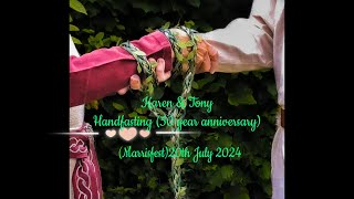 Handfasting 50th Wedding Anniversary [upl. by Andri]