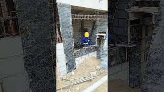 Installation for stiffener column for CHBviral buhay construction [upl. by Boni]