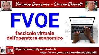 FVOE fascicolo virtuale delloperatore economico negli appalti 19112022 [upl. by Feinleib]