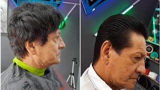 TECNICAS DE TIJERA  🔥💈TUTORIAL FACIL💈🔥 COMO HACER UN CORTE CLÁSICO 🔥📽 barberia tijeras [upl. by Ahsinut307]