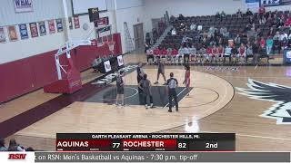 Mens Basketball RU vs Aquinas [upl. by Boles]