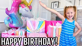 Gemmas 6th BIRTHDAY PARTY🥳OPENING PRESENTS [upl. by Ytsenoh]