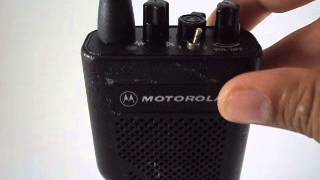 motorola radius p50 test 10072014 [upl. by Yesmar]