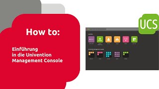 Einführung in die Univention Management Console [upl. by Saoj681]