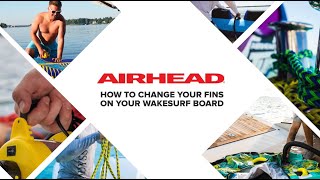 How To Change Your Fins On Your Wakesurf Board [upl. by Greggs911]