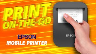 Epson TMP80II mobile receipt printer  The Barcode Warehouse [upl. by Eckardt70]