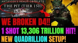 NEW 1 SHOT Quadrillion Spiritborn Build  13306 Trillion DMG Hits [upl. by Ynes]