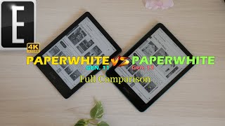 Amazon Kindle Paperwhite Gen 11 vs Gen 12 Comparison [upl. by Ulane]