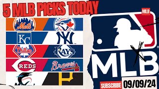 5 MLB Picks Today 992024  MLB Predictions Today Free MLB Picks Predictions amp Sports Betting [upl. by Anoval250]