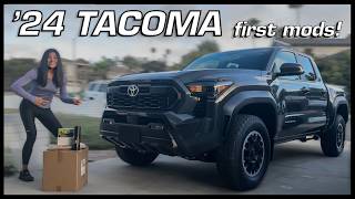 Easy First Modifications on my New 2024 Tacoma [upl. by Nellek988]