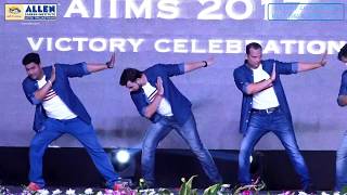 ALLEN NEET UG amp AIIMS 2017 Victory Celebration Amazing Group Dance performance [upl. by Valda772]