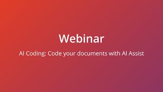 AI Coding Code your documents with AI Assist [upl. by Adekam684]