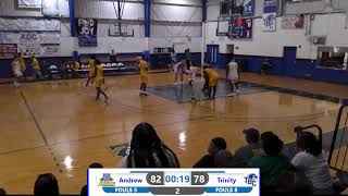 JV Mens Basketball TBC Eagles vs Andrew November 23 [upl. by Glyn]