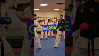 Travail en Garde Inverse 🥋 karate kumite wkf [upl. by Nyleikcaj778]