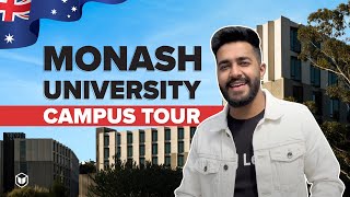 Monash University Australia  Campus Tour  Leap Scholar ft tusharbareja2373 [upl. by Piggy]