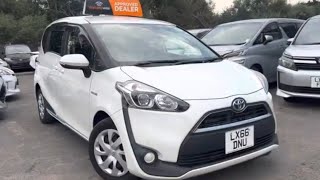 Toyota Sienta Hybrid 15 Auto 2017 Uber Pco Ready 7 seater MPV wheel chair access Taxi motability [upl. by Chapel]