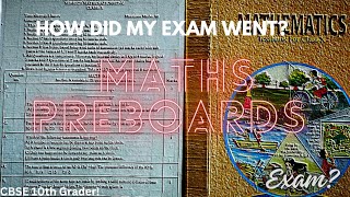 My Maths Preboards Honest Review✨🤯as a CBSE 10th grader🔥 How Did My Maths Preboards Exam went [upl. by Sanchez]