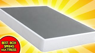 BEST BOX SPRING MATTRESS IN A BOX  Zinus 9 Inch High Profile Smart Box Spring Review amp Setup [upl. by Nylsor687]